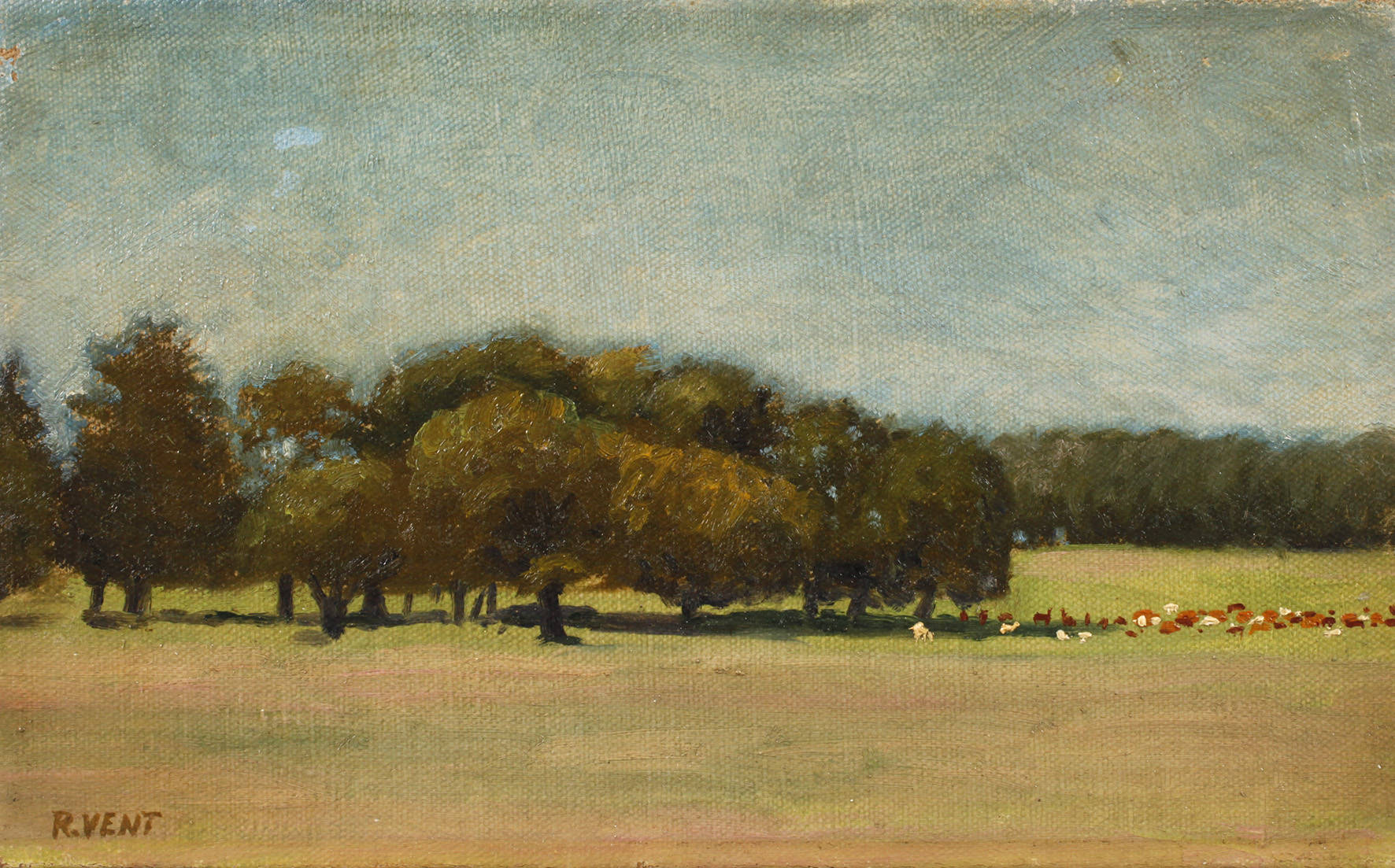 Rudolf Vent, attr., Sommerlandschaft bei Weimar