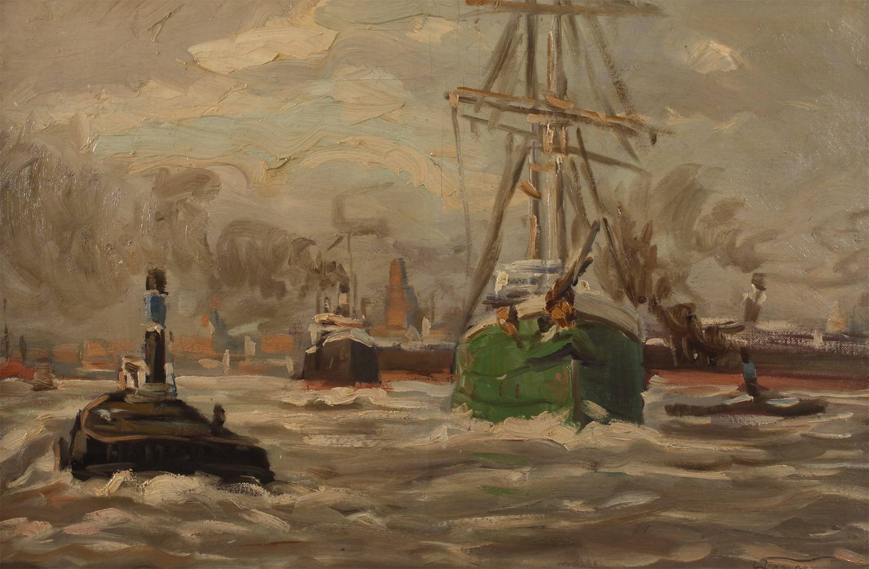 Erich Zeyer, Hafenansicht