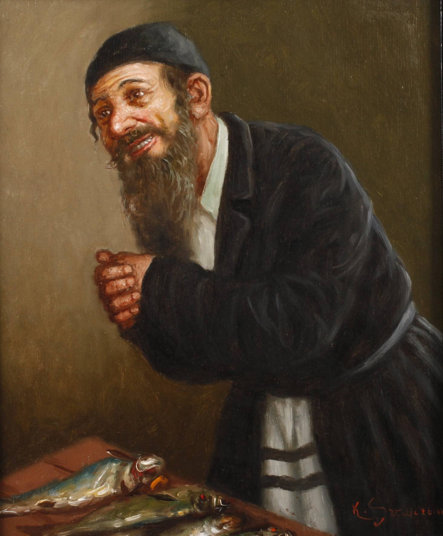 Jüdischer Fischverkäufer