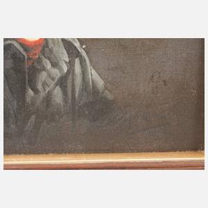 Bildnis eines Asiaten mit Zigarette