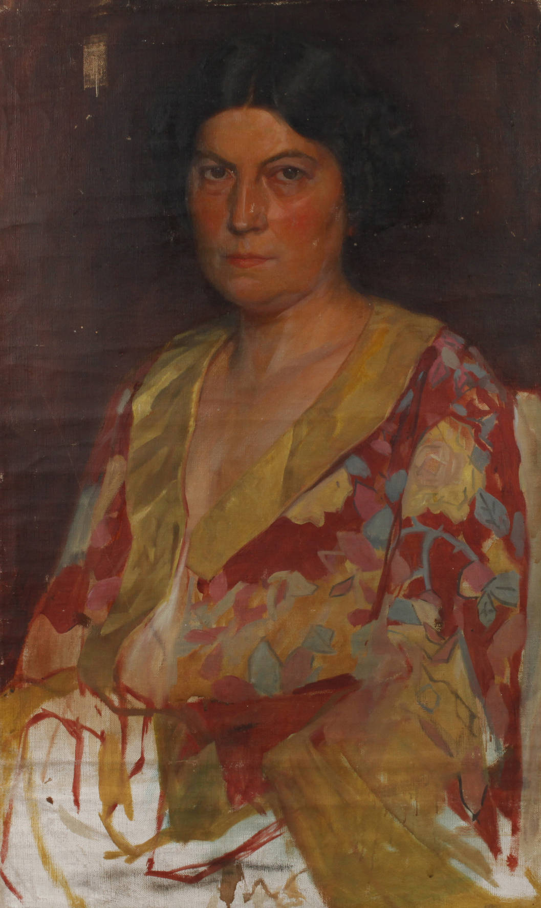 Junge Frau im Kimono