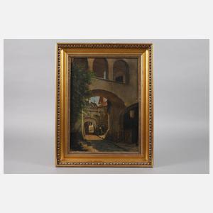 Südosteuropäische Dorfszene