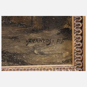 Südosteuropäische Dorfszene