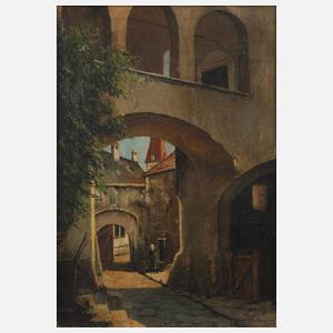 Südosteuropäische Dorfszene