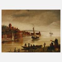 Mittelalterliche Stadt am Meer111