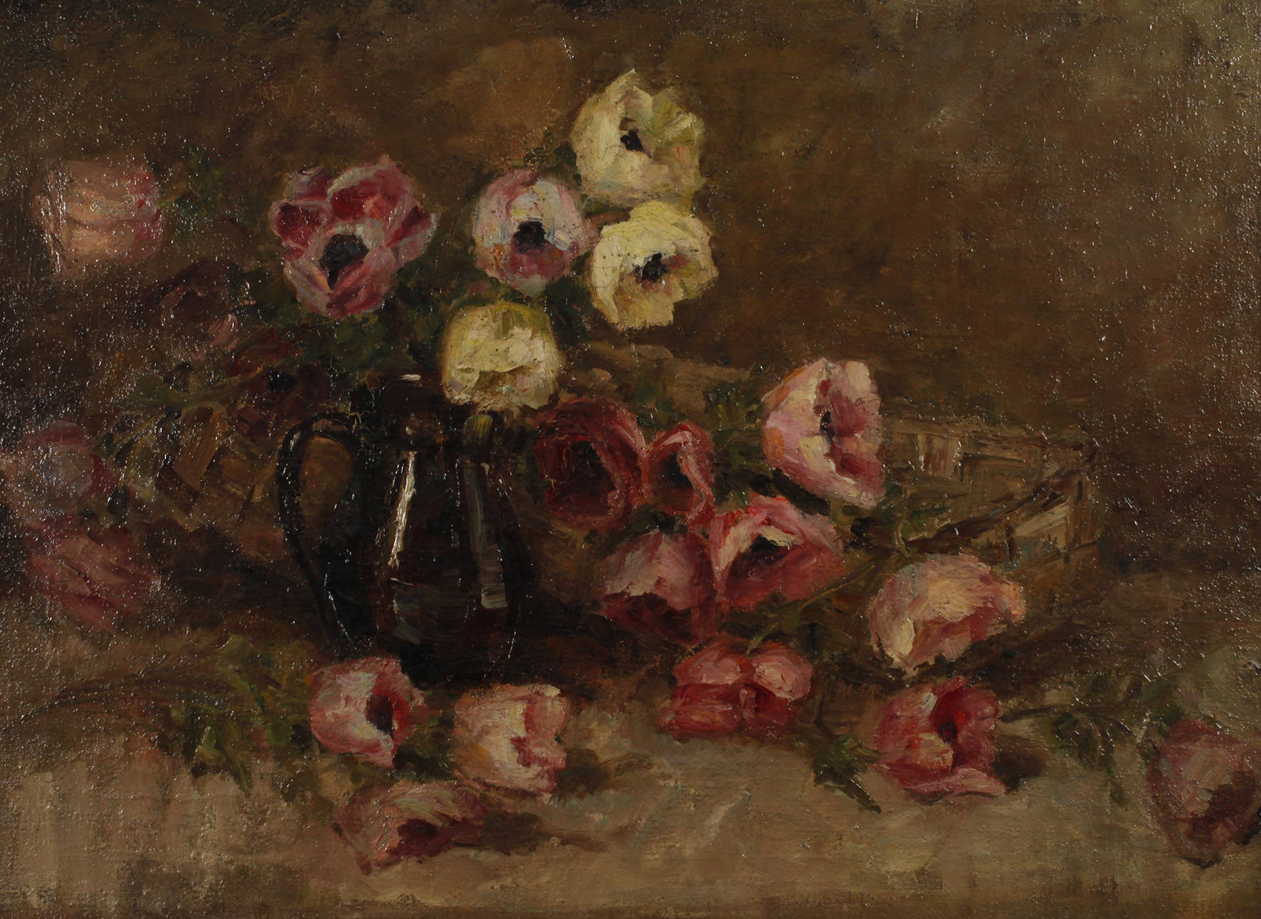 Blumenstillleben mit Anemonen