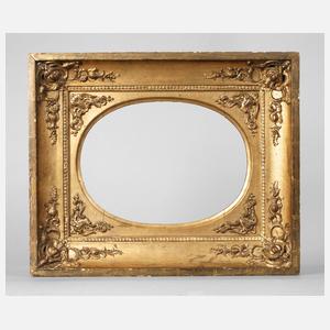 Empirerahmen mit ovalem Ausschnitt