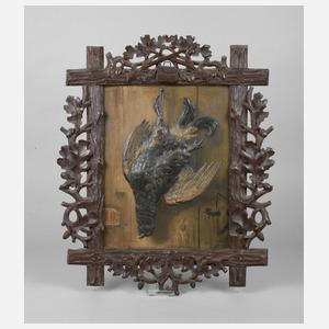 Geschnitzter jagdlicher Rahmen