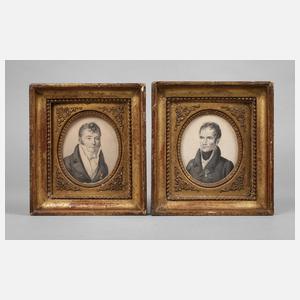 Paar Biedermeierrahmen