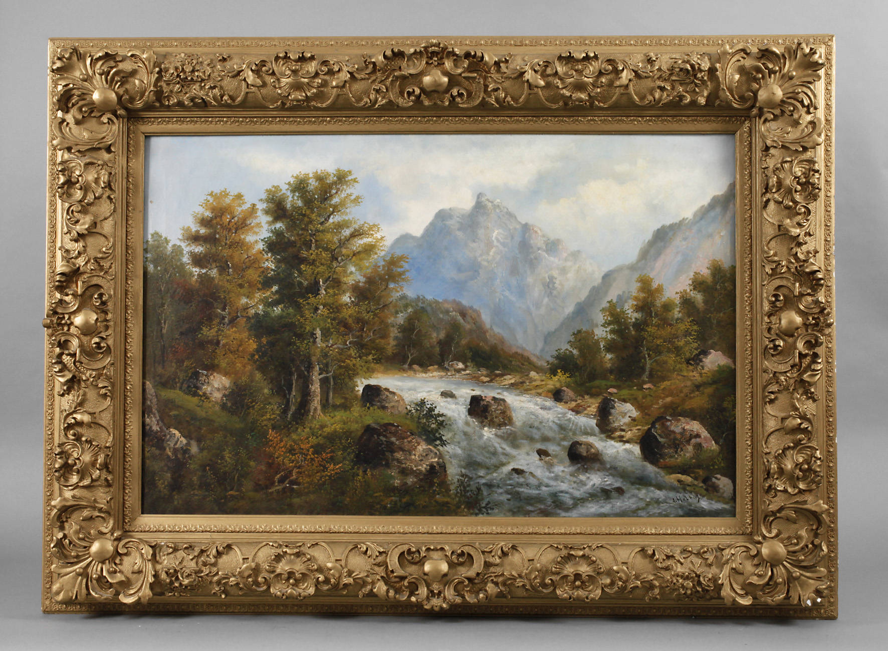 Historismus-Goldstuckrahmen