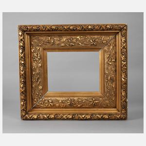 Goldstuckleiste mit Feldblumendekor