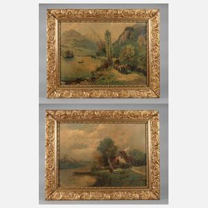 Zwei Jugendstilleisten