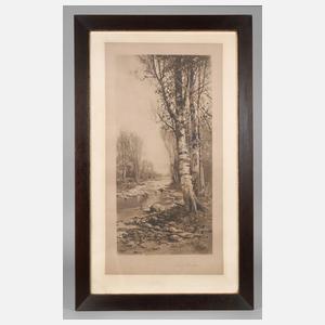 Eichenleiste mit Goldkante