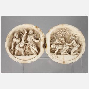 Beinschnitzerei Erotika