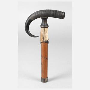 Jagdlicher Spazierstockgriff