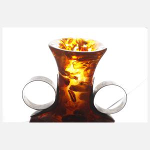 Ziervase mit Bernstein