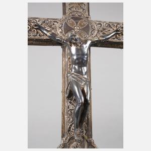 Großes Vortragekreuz Silber