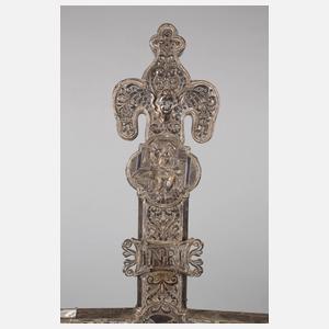 Großes Vortragekreuz Silber