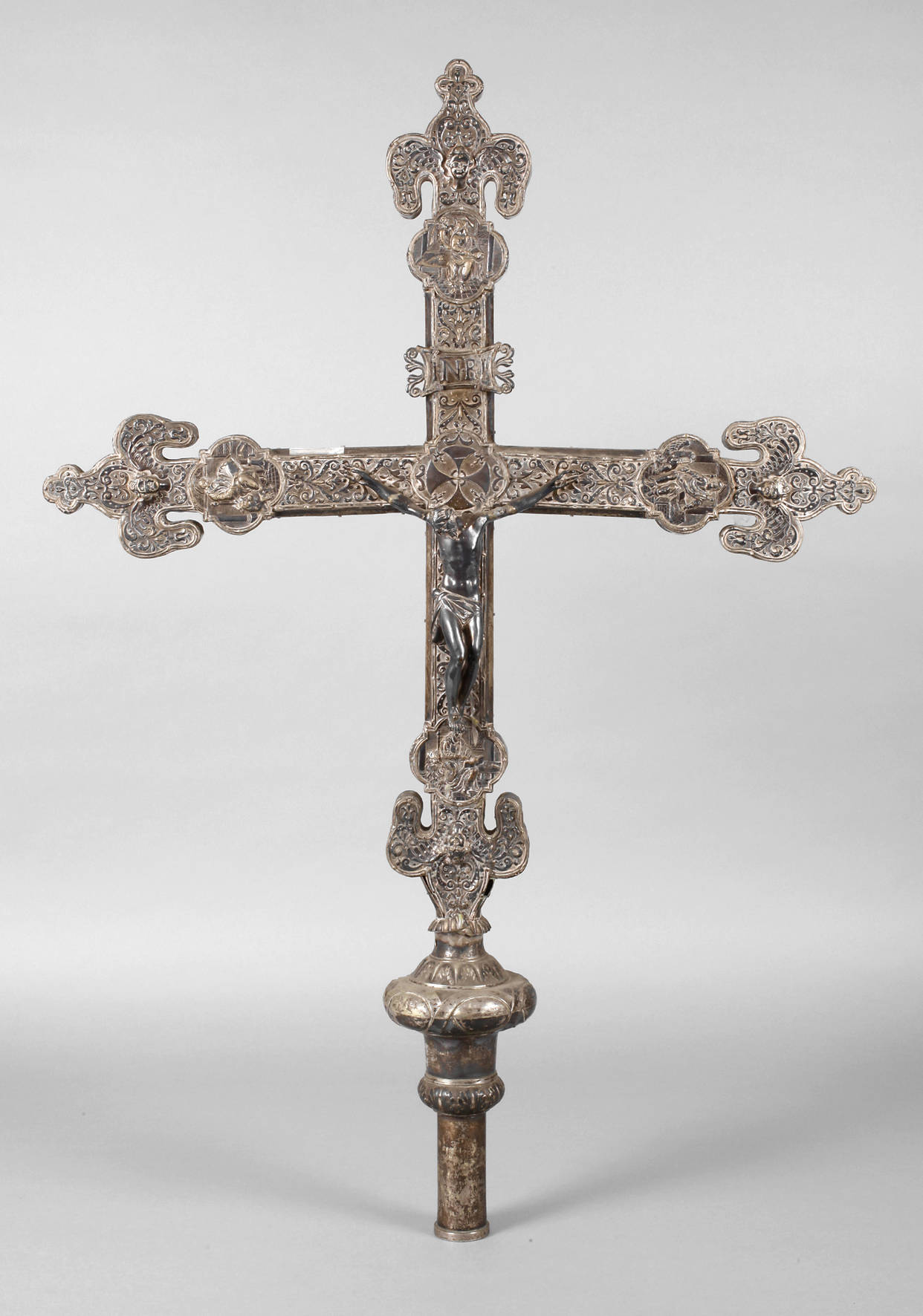 Großes Vortragekreuz Silber