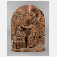 Große Reliefschnitzerei Opferung Isaaks111