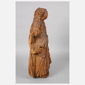 Geschnitzte Heiligenfigur