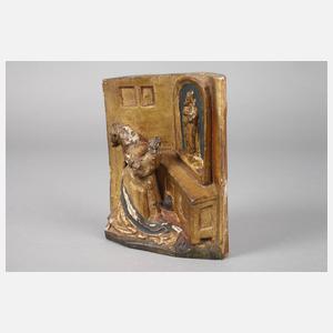 Kleine gotische Schnitzerei