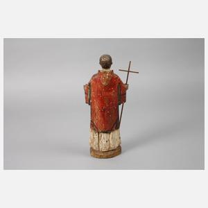 Geschnitzte Heiligenfigur