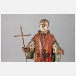 Geschnitzte Heiligenfigur