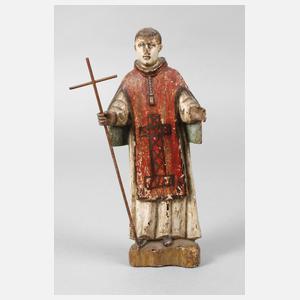 Geschnitzte Heiligenfigur