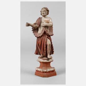 Geschnitzte Heiligenfigur