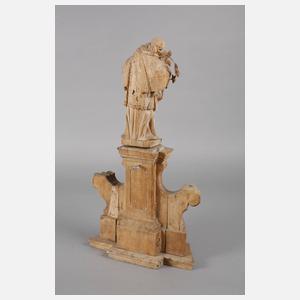 Geschnitzte Heiligenplastik Barock