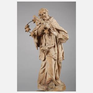 Geschnitzte Heiligenplastik Barock