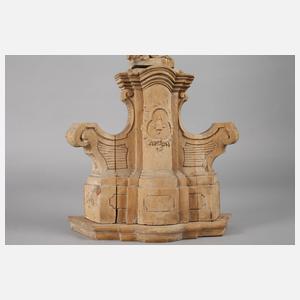 Geschnitzte Heiligenplastik Barock