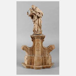 Geschnitzte Heiligenplastik Barock