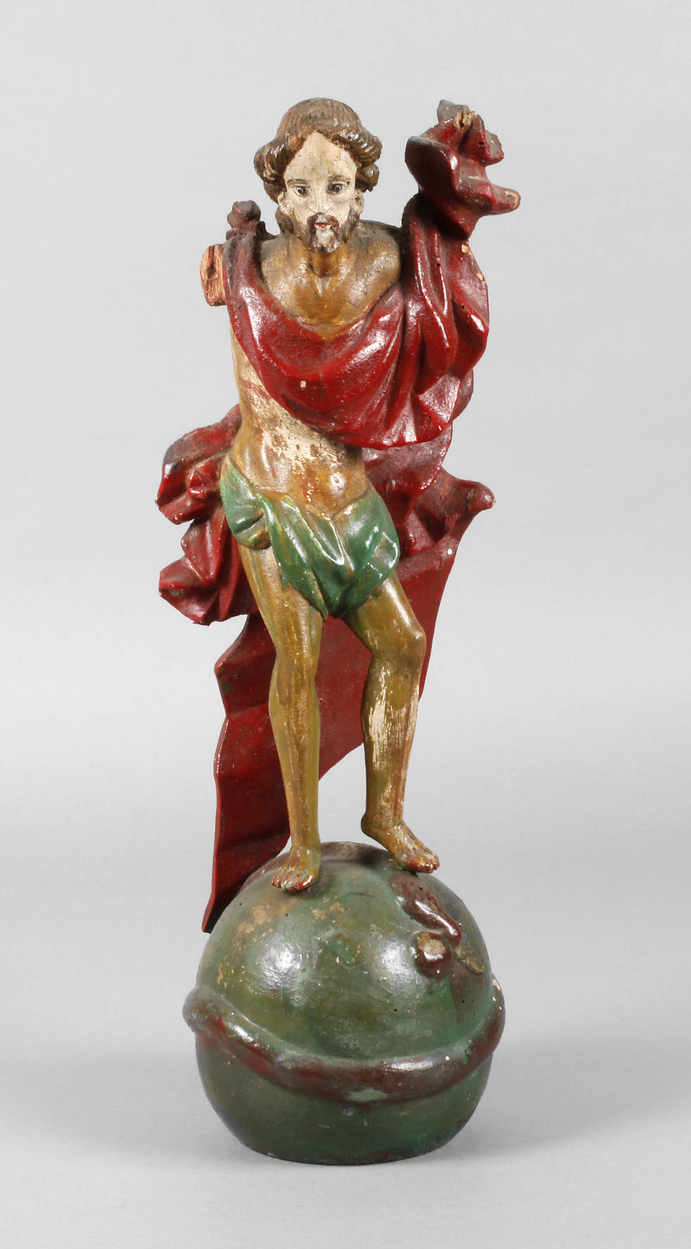 Geschnitzte Heiligenfigur