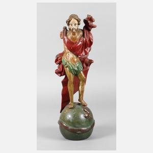 Geschnitzte Heiligenfigur