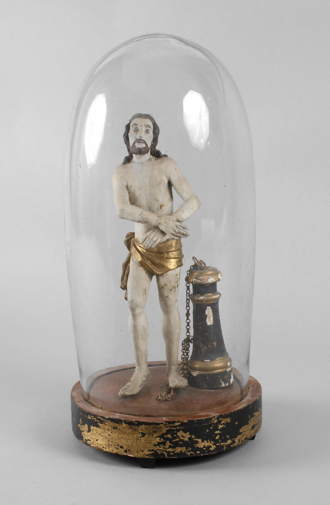 Geschnitzte Christusplastik