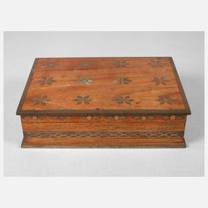 Intarsierte Schatulle