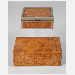 Zwei Zigarettenetuis