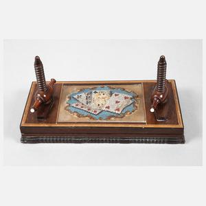 Kartenpresse Biedermeier