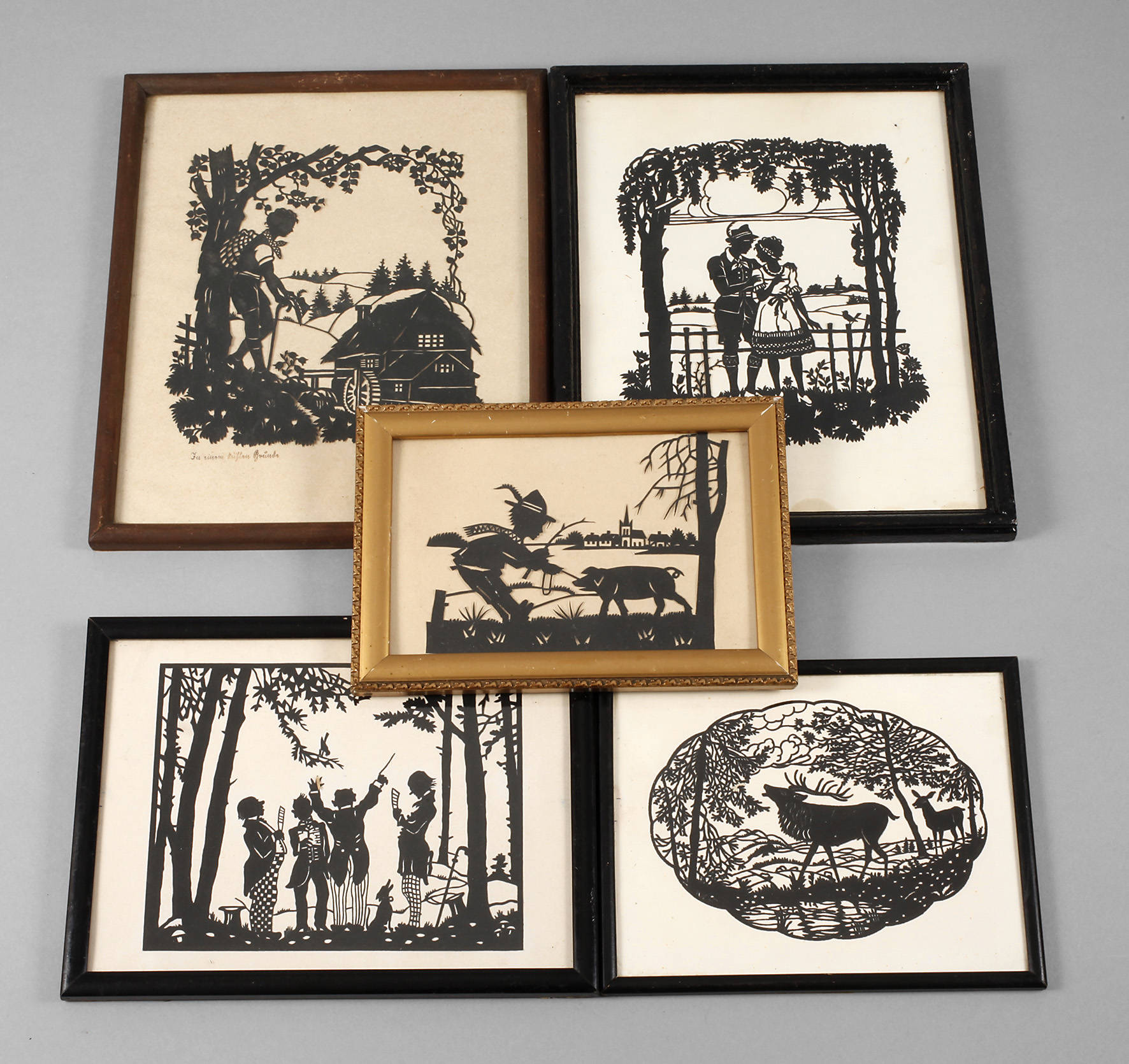 Konvolut Scherenschnitte