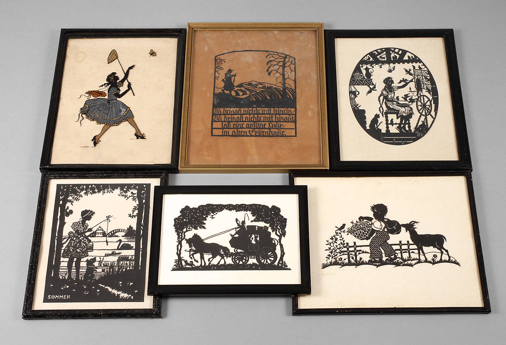 Konvolut Scherenschnitte