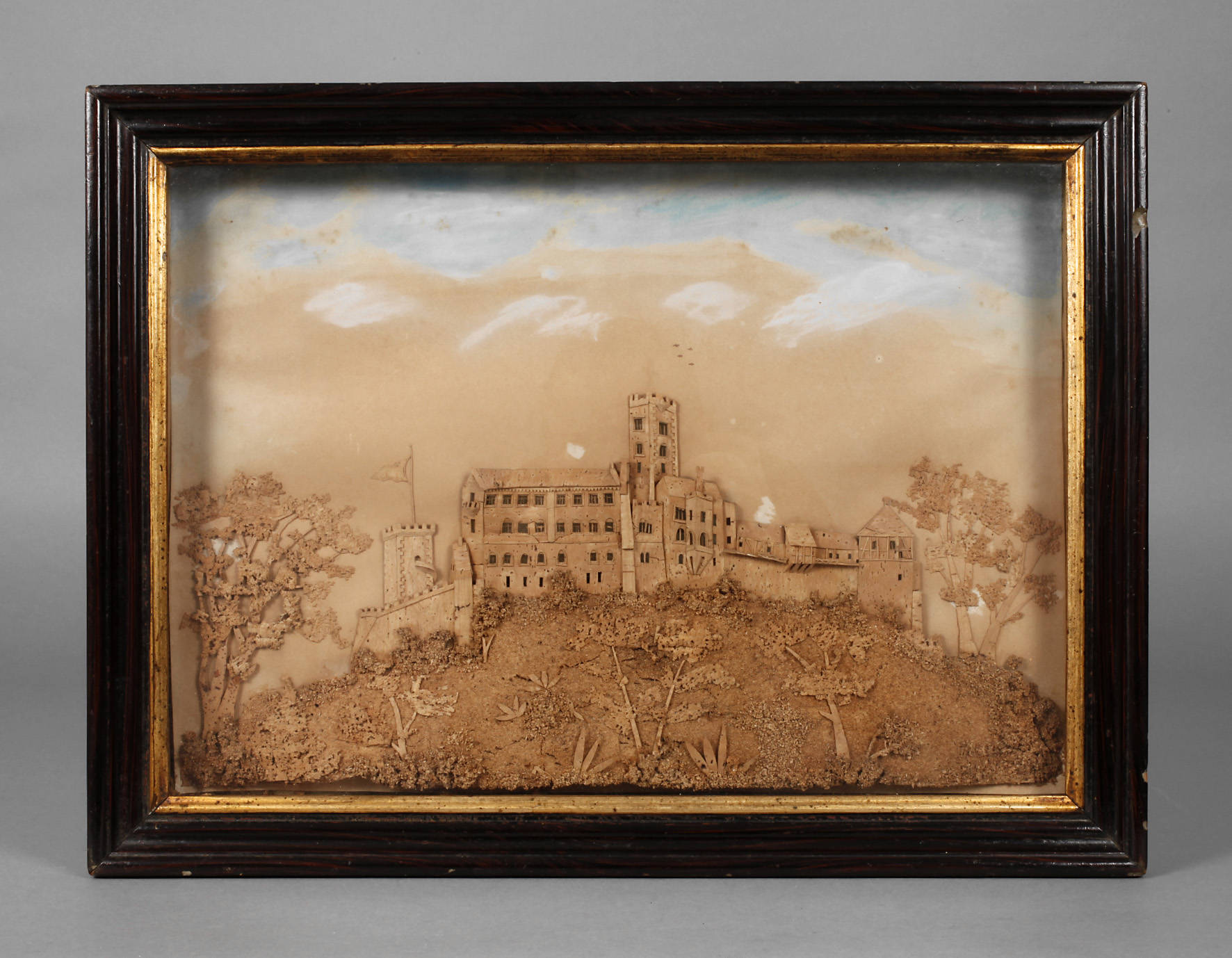 Diorama mit Wartburgansicht