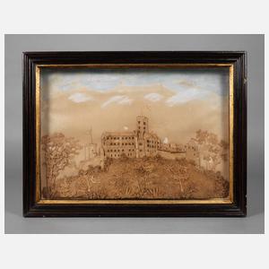 Diorama mit Wartburgansicht