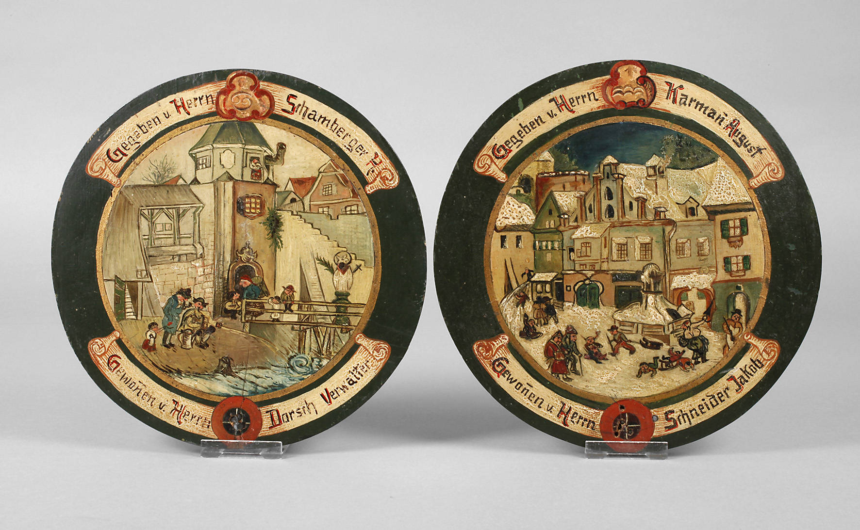 Paar Schützenscheiben