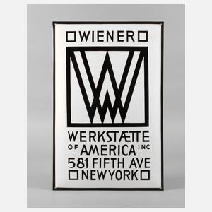 Emailschild Wiener Werkstätte