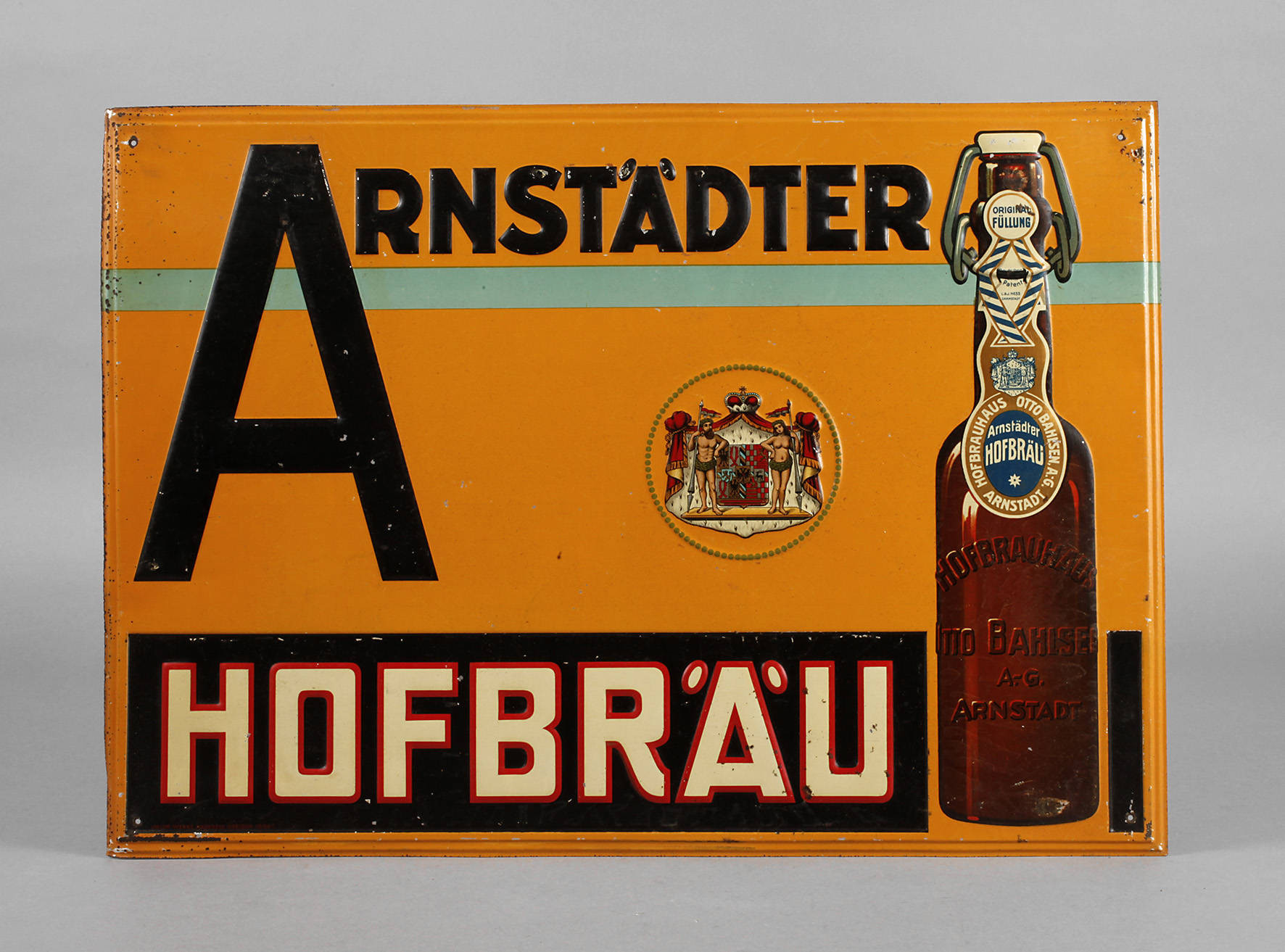 Werbeschild Arnstädter Hofbräu