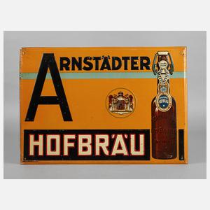 Werbeschild Arnstädter Hofbräu