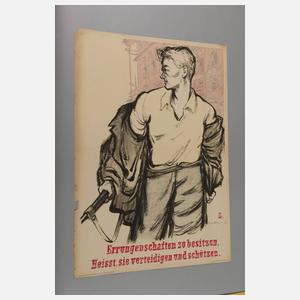 Drei Propagandaplakate