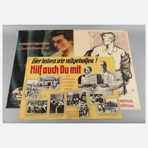 Drei Propagandaplakate